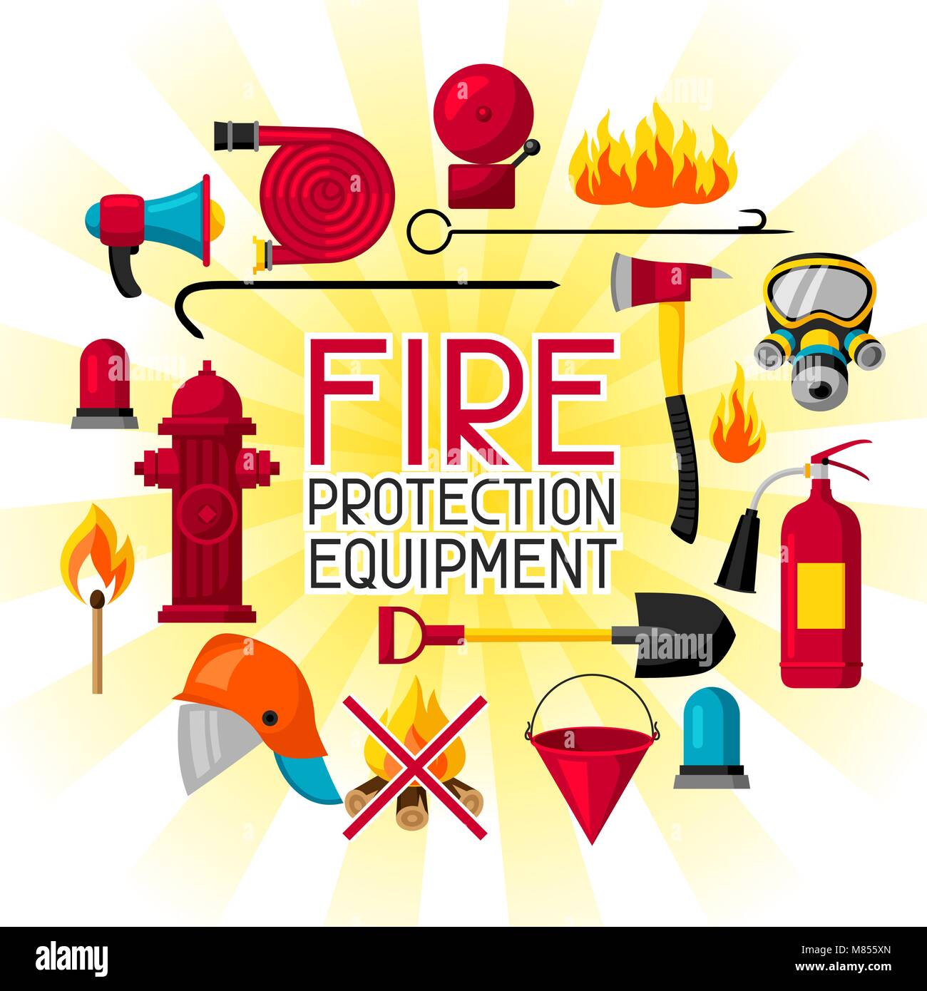 background-with-firefighting-items-fire-protection-equipment | @attitudecom